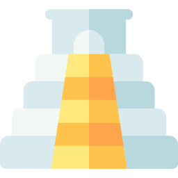 Mayan pyramid icon