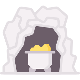 Mining cart icon