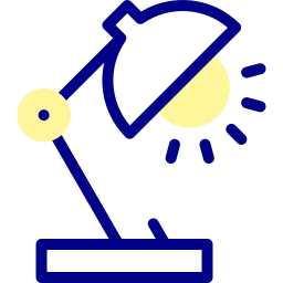 Desk lamp icon