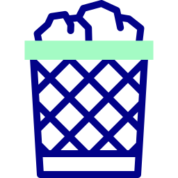 Trash can icon