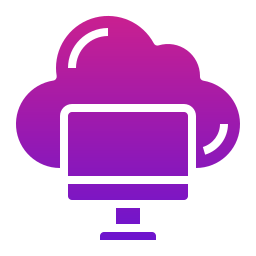 Cloud computing icon