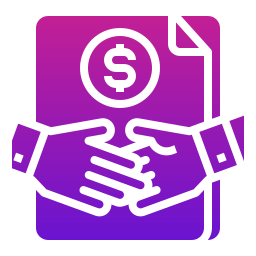 Partnership handshake icon