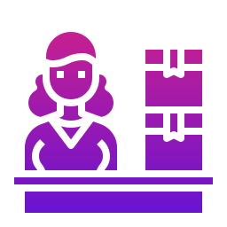 Logistics delivery icon