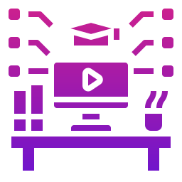 e-learning Icône