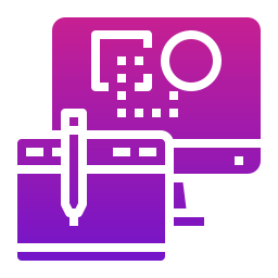 Graphic tablet icon