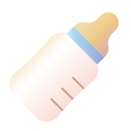 Milk bottle icon