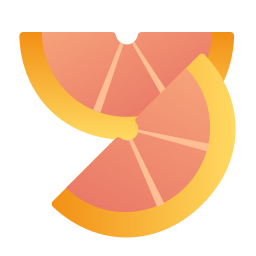 naranja sanguina icono