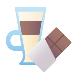 café com leite Ícone