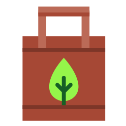 Eco bag icon