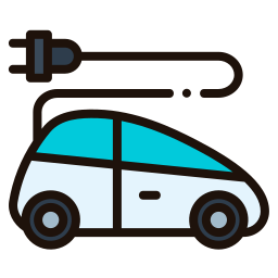 Electric car icon