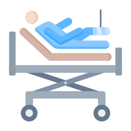 Hospital bed icon