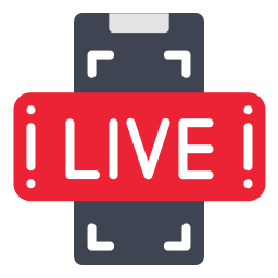live streaming icoon