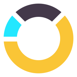 donut-diagram icoon
