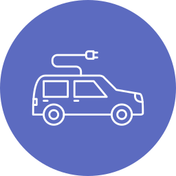 Electric car icon