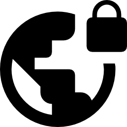 símbolo vpn de rede privada virtual Ícone