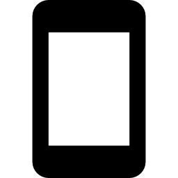 celular com tela em branco Ícone