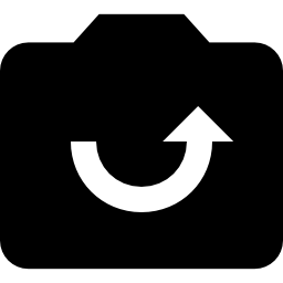 wissel van cameraknop icoon