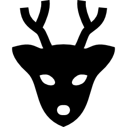 Christmas reindeer icon