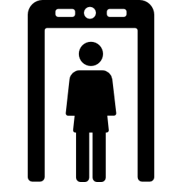 Metal detector gate icon