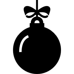 Christmas bauble icon