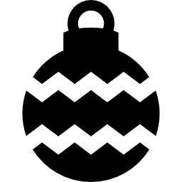 Christmas bauble icon