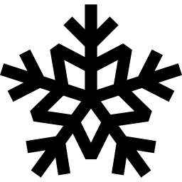 Christmas snowflake ornament icon