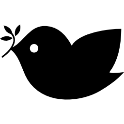 paloma de la paz icono
