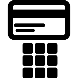 kreditkarten akzeptiert zeichen icon