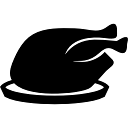 Christmas turkey icon