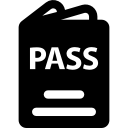 Open passport icon