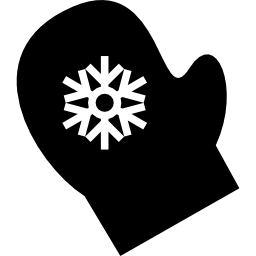 Śnieżna rękawica ikona