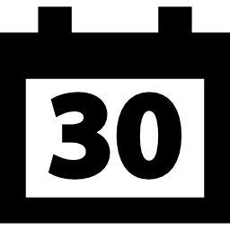 kalendertag 30 icon