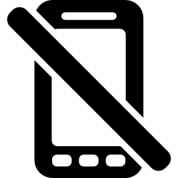 telefoons zijn niet toegestaan icoon