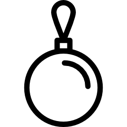 Christmas ball icon