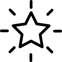 Christmas star icon