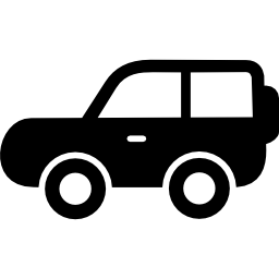4x4 car side view icon