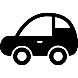 vista lateral del coche icono