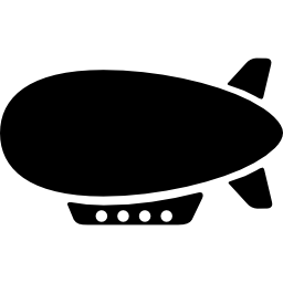 Airship side view icon