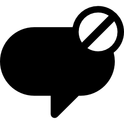 차단 된 메시지 icon