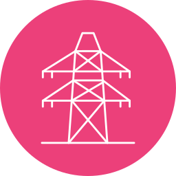 Electric tower icon