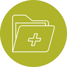 Medical folder icon