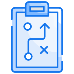 Strategic plan icon