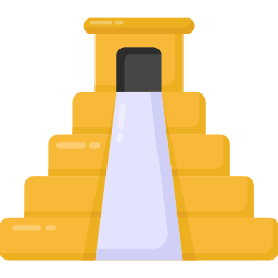 Maya pyramid icon