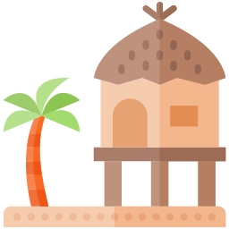 casa de praia Ícone