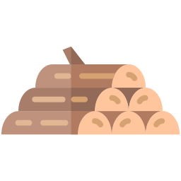 brandhout icoon