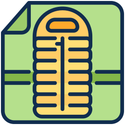 Sleeping bag icon