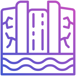 Waterfall icon