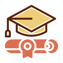 졸업 증서 icon