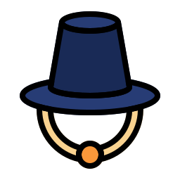 Traditional hat icon