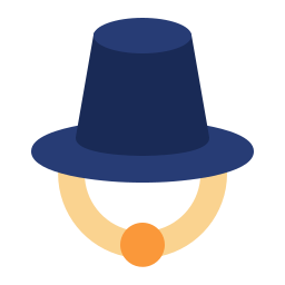 Traditional hat icon